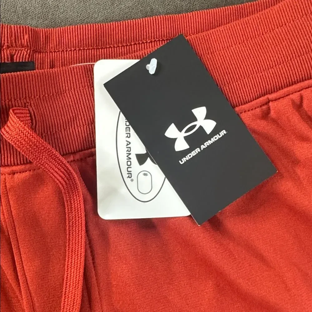 Under Armour Boys Icon Knit Pants Joggers Loose Fit Drawstring Waist Size XL NWT